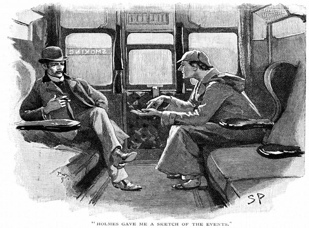 Lapses of memory: An illustration of Sherlock Holmes by Sydney E Paget, 1892