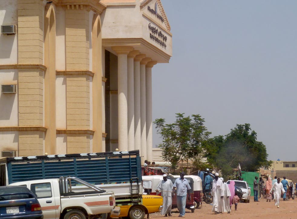 The courthouse in Haj Yousef district in the Sudanese capital Khartoum