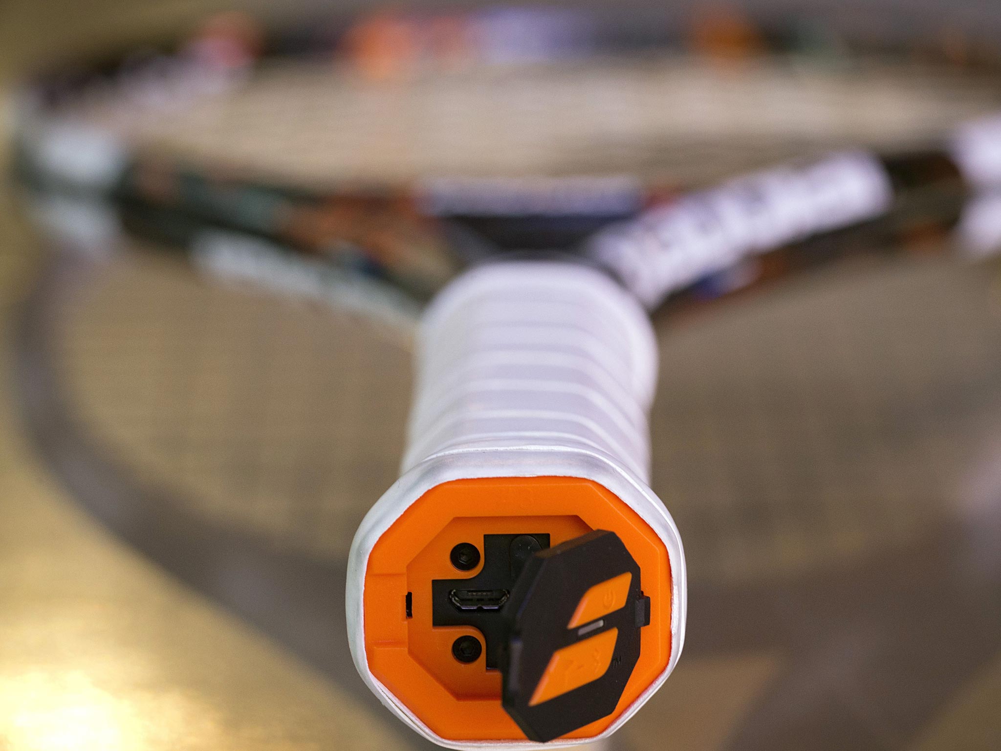 The handle of the new Babolat racket