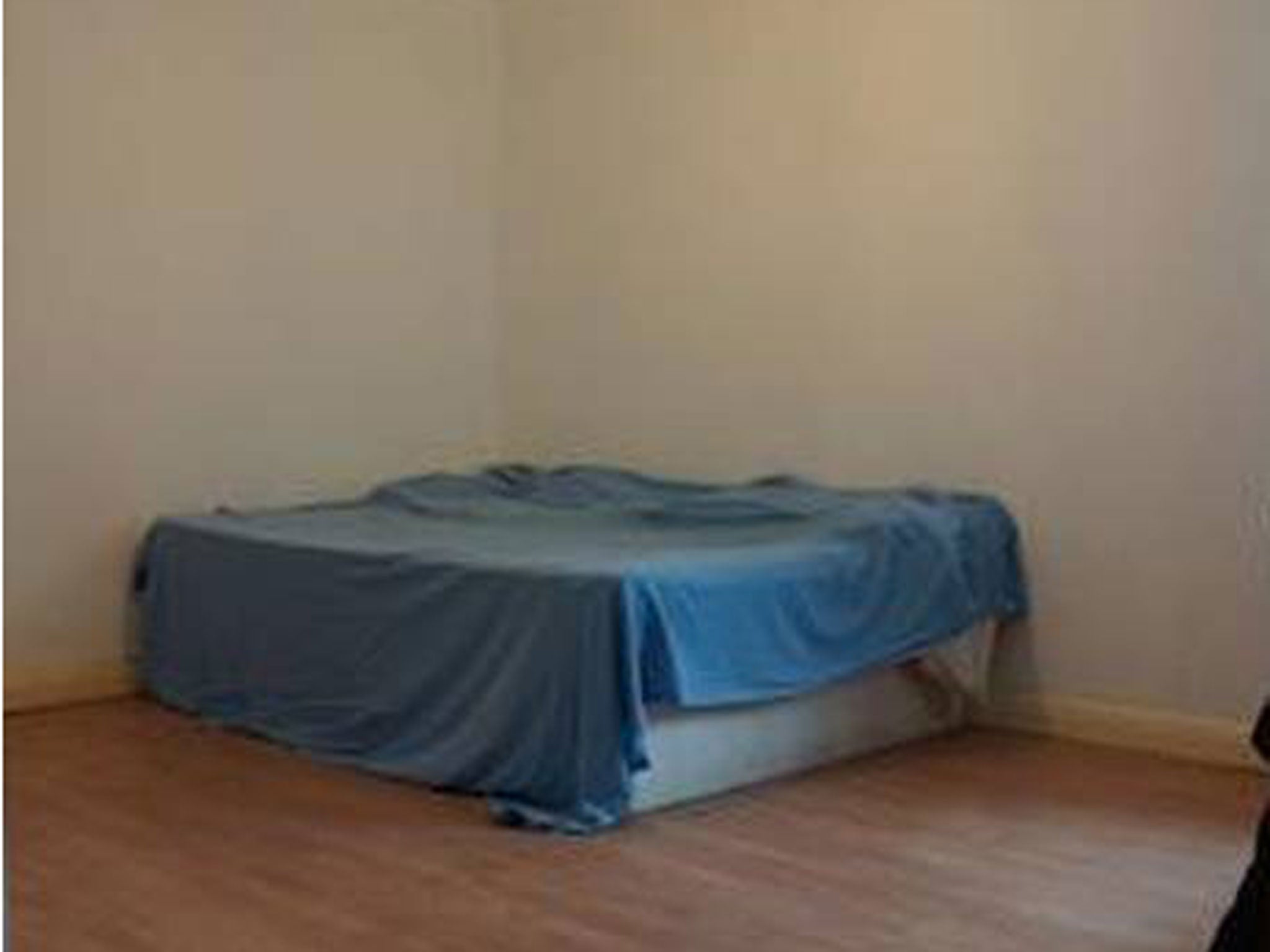 A picture of the bedroom in the flat