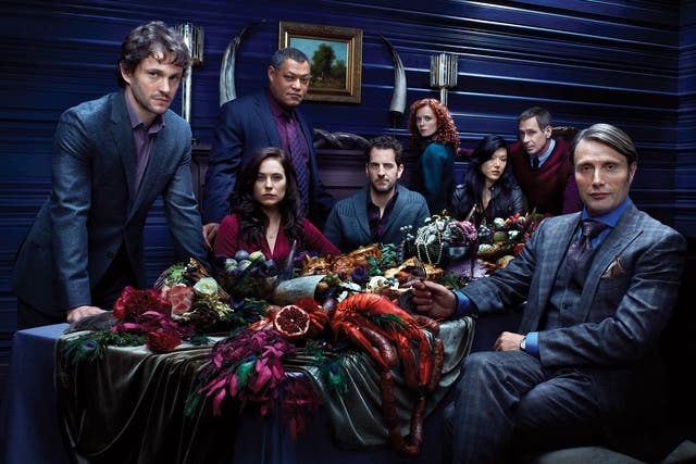 The cast of Hannibal