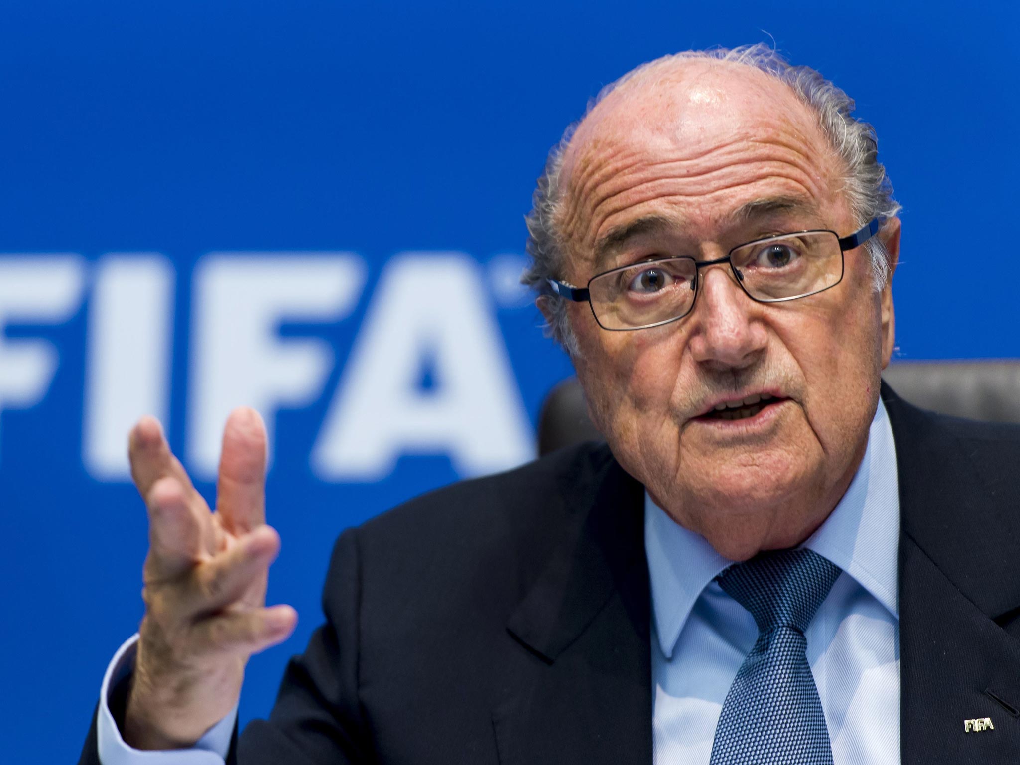 Fifa rushed out a statement claiming Blatter's comments were "in line with previous comments on this matter"