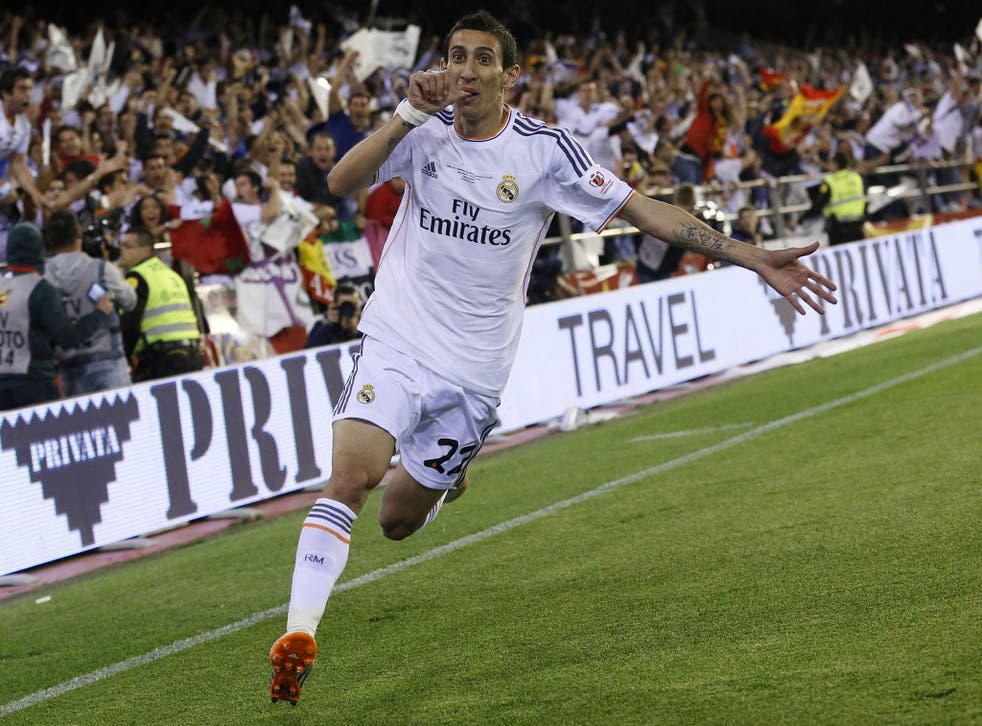 Angel di Maria was linked with a move to Spurs last summer