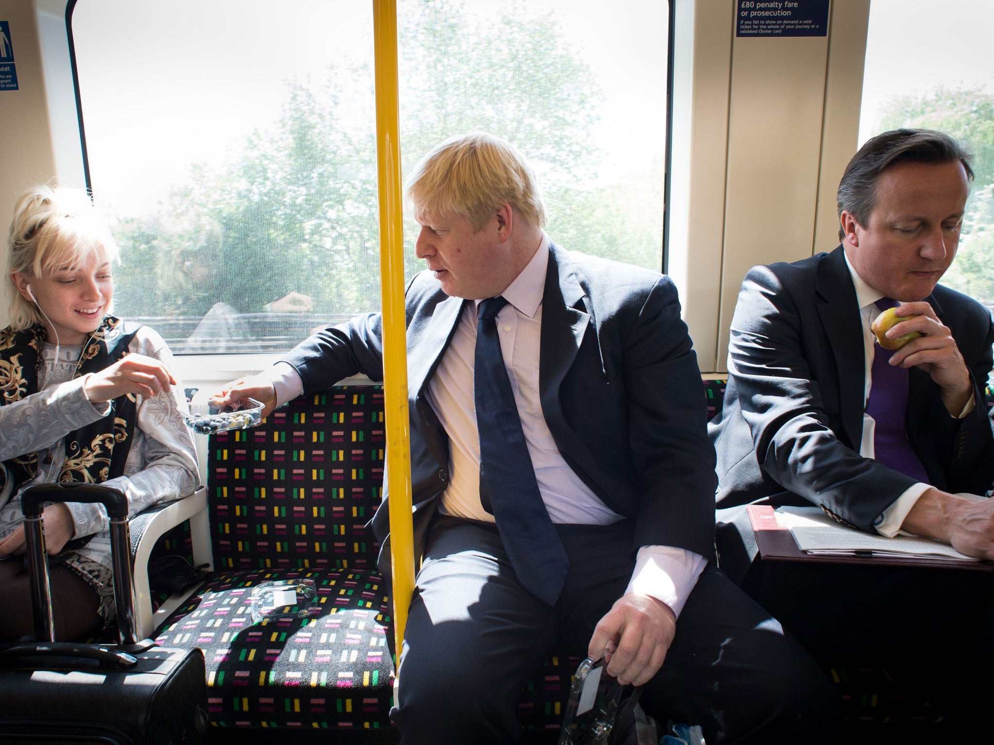 Who would you want holding your hand after a faint, Boris Johnson or David Cameron?