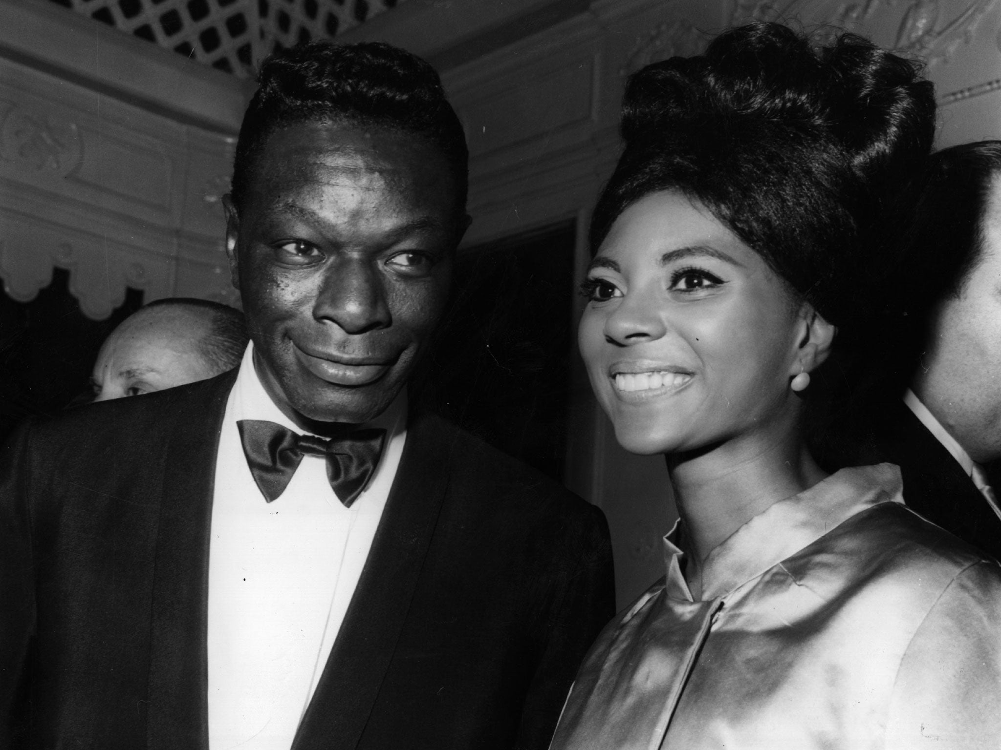 Nat King Cole and his wife Maria