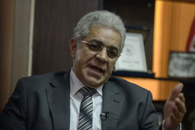 Hamdeen Sabbahy is a candidate in this month’s election