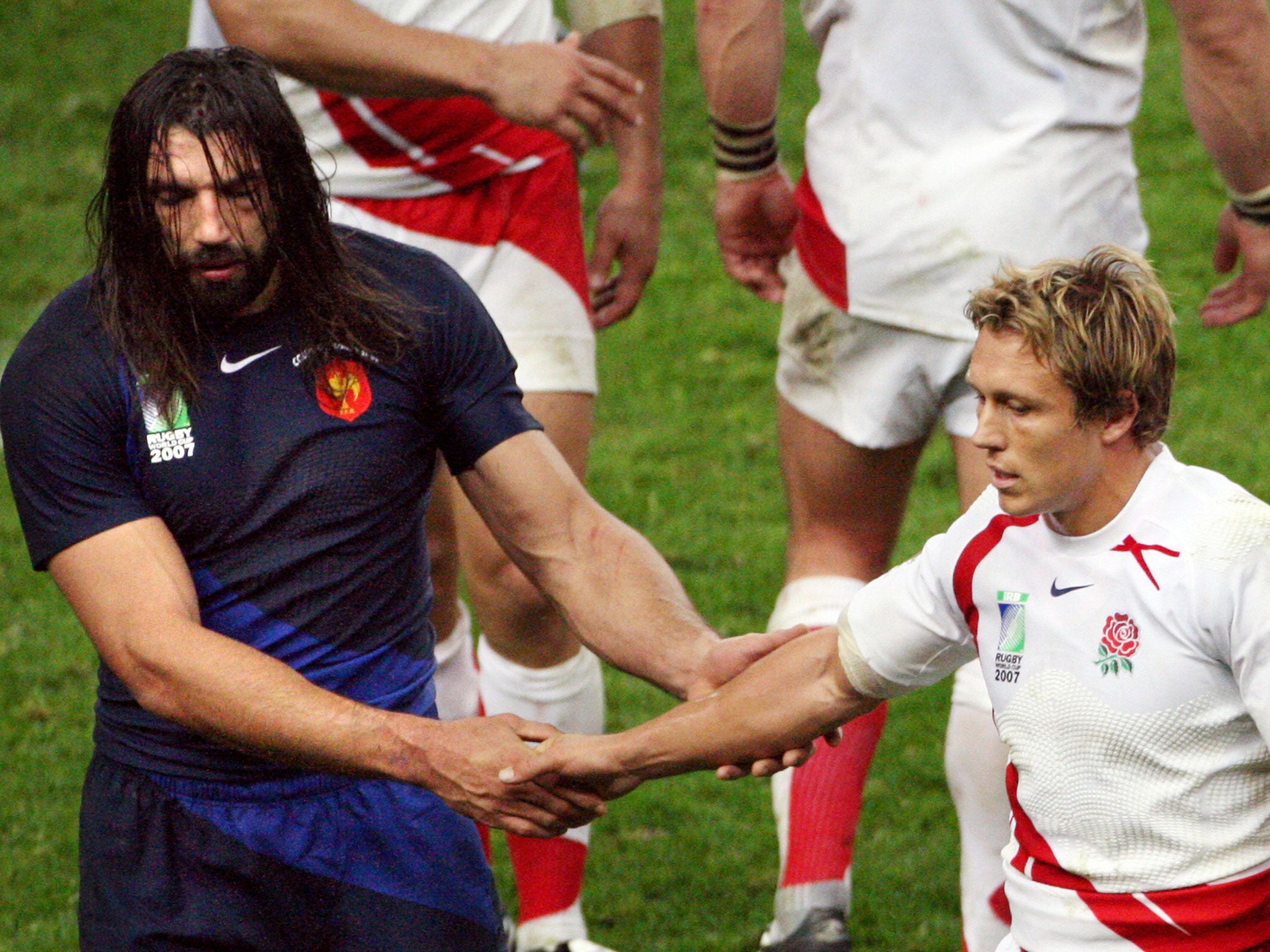 Jonny Wilkinson will not face fellow retiree Sébastian Chabal on the pitch again