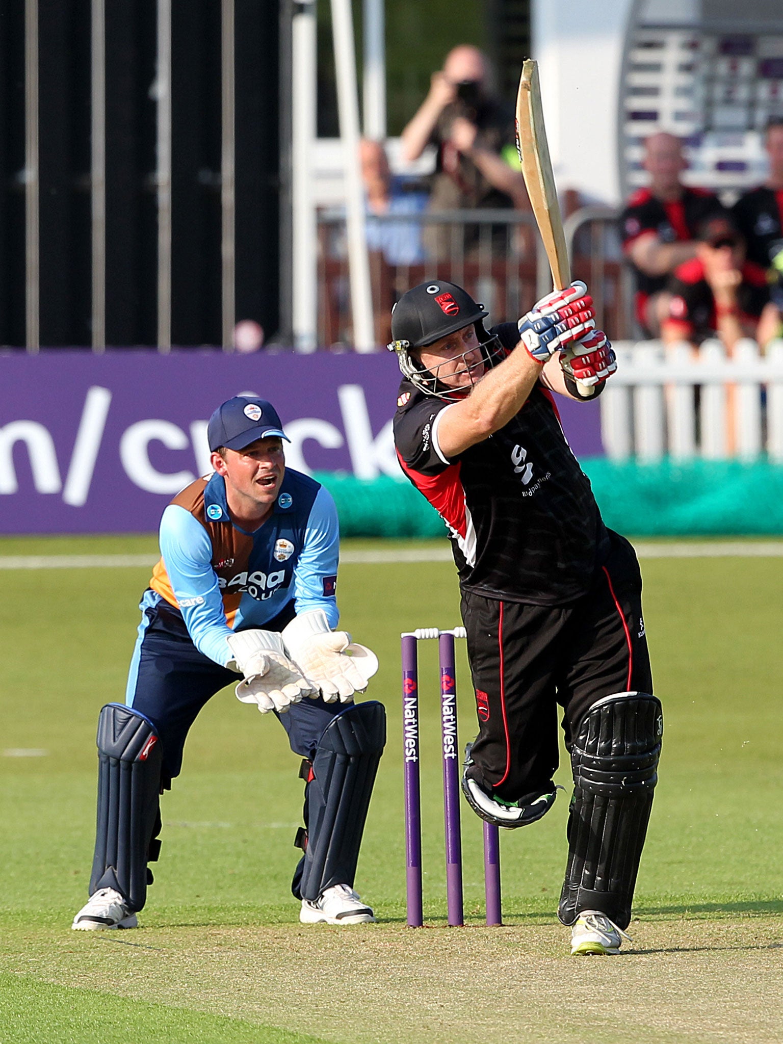 Leading by example: Styris has made an instant impact at Leicestershire