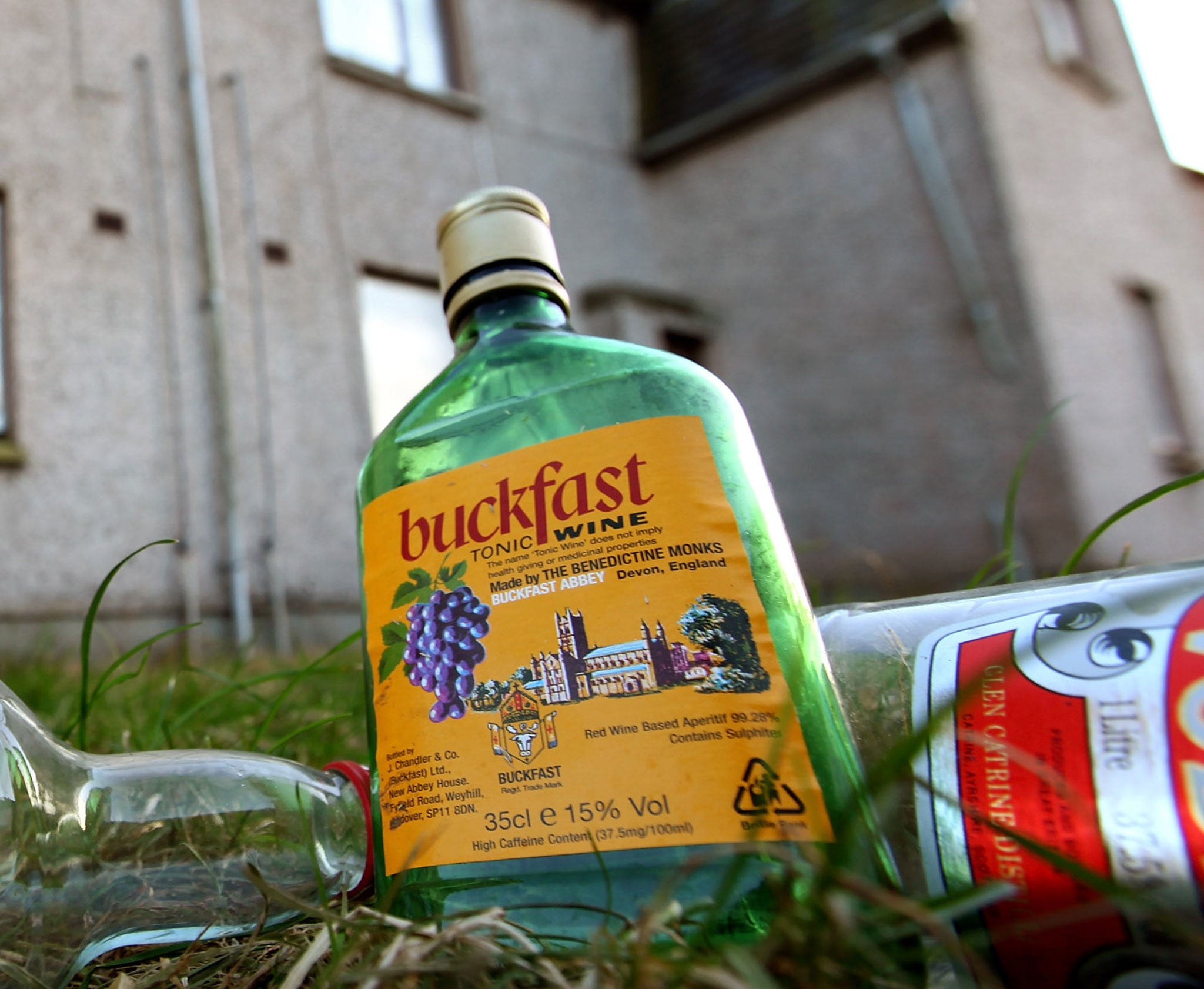 Buckfast contains 15 per cent alcohol and high levels of caffeine
