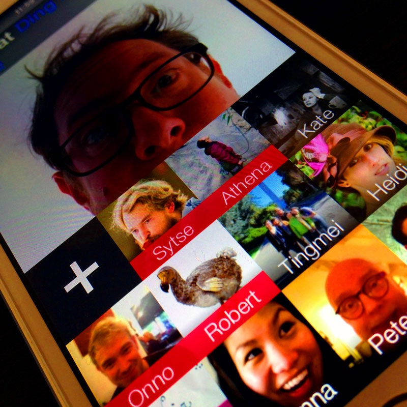 TapTalk's interface allows for extremely quick excahnge of messages.