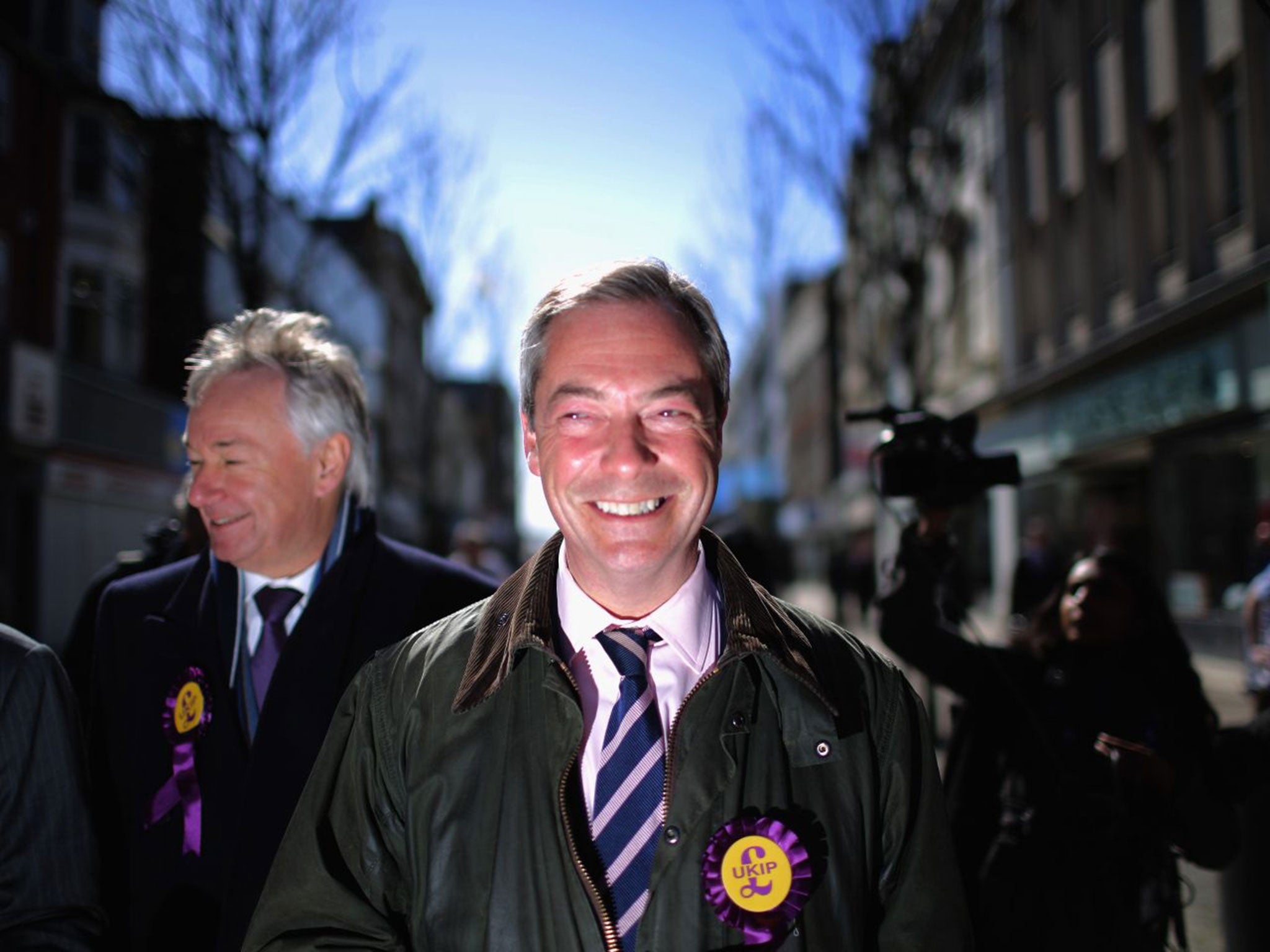 A survey yesterday for a local paper found Ukip support at 21 per cent in Southampton