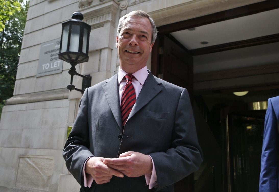 Nigel Farage is primed for success in the European elections tomorrow
