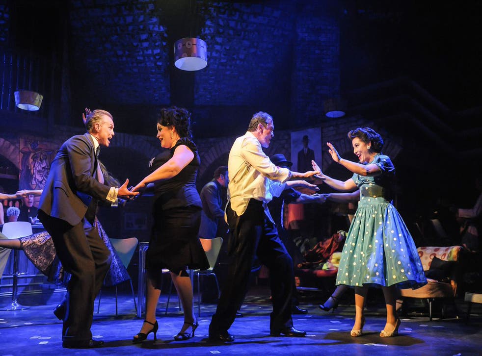 Gary Kemp, Suzie Chard, Mark Arden and Jessie Wallace in 'Fings ain't what they used to be'
