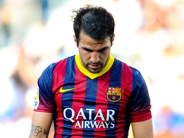 Cesc Fabregas' future at Barcelona is in doubt