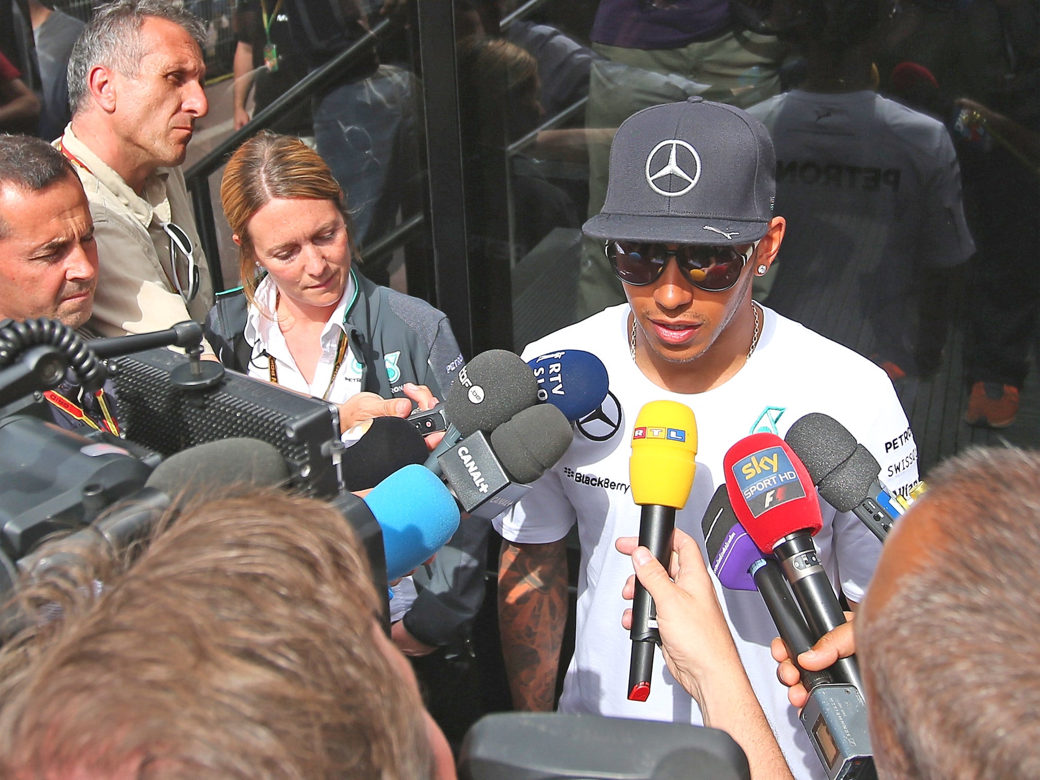 ‘I honestly never expected to win four consecutive grands prix,’ admitted Lewis Hamilton