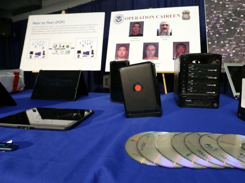 Hard drives, computers and other electronic devices seized as part of Operation Caireen,