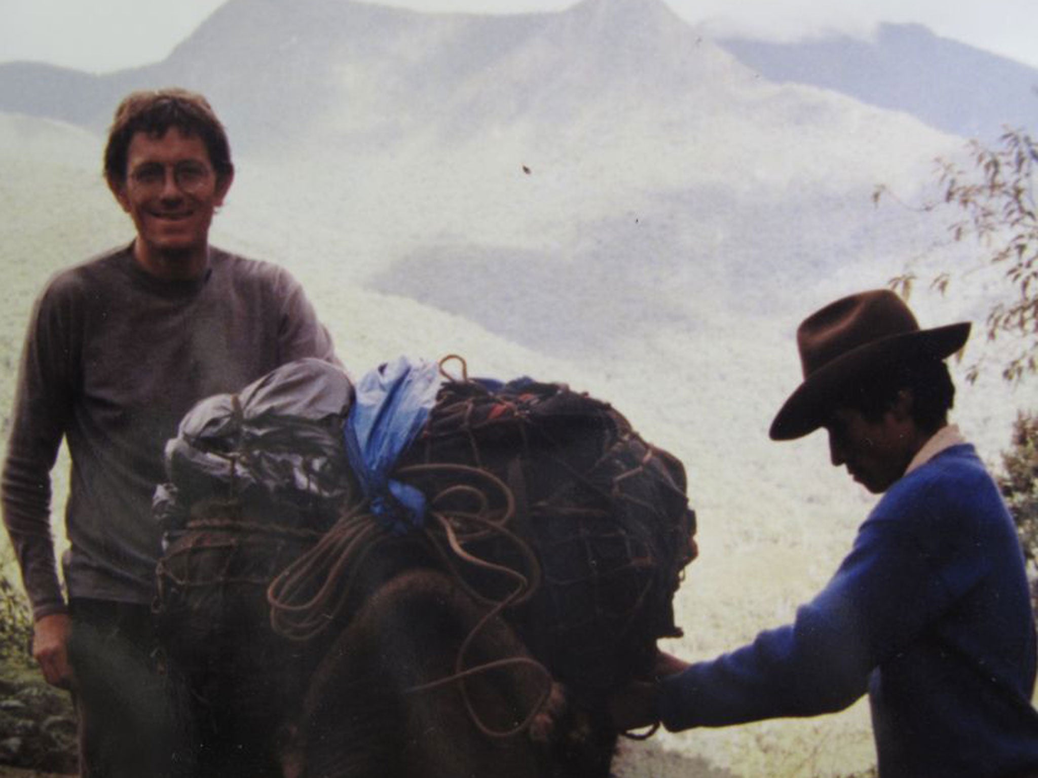 Pack animal: Simon on a Peruvian adventure in 1998