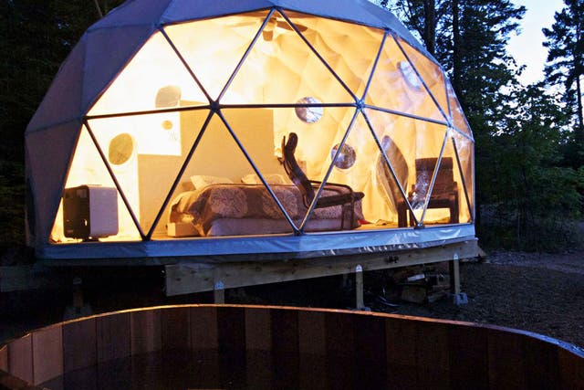 Round trip: 'dream domes' at Ridgeback Lodge