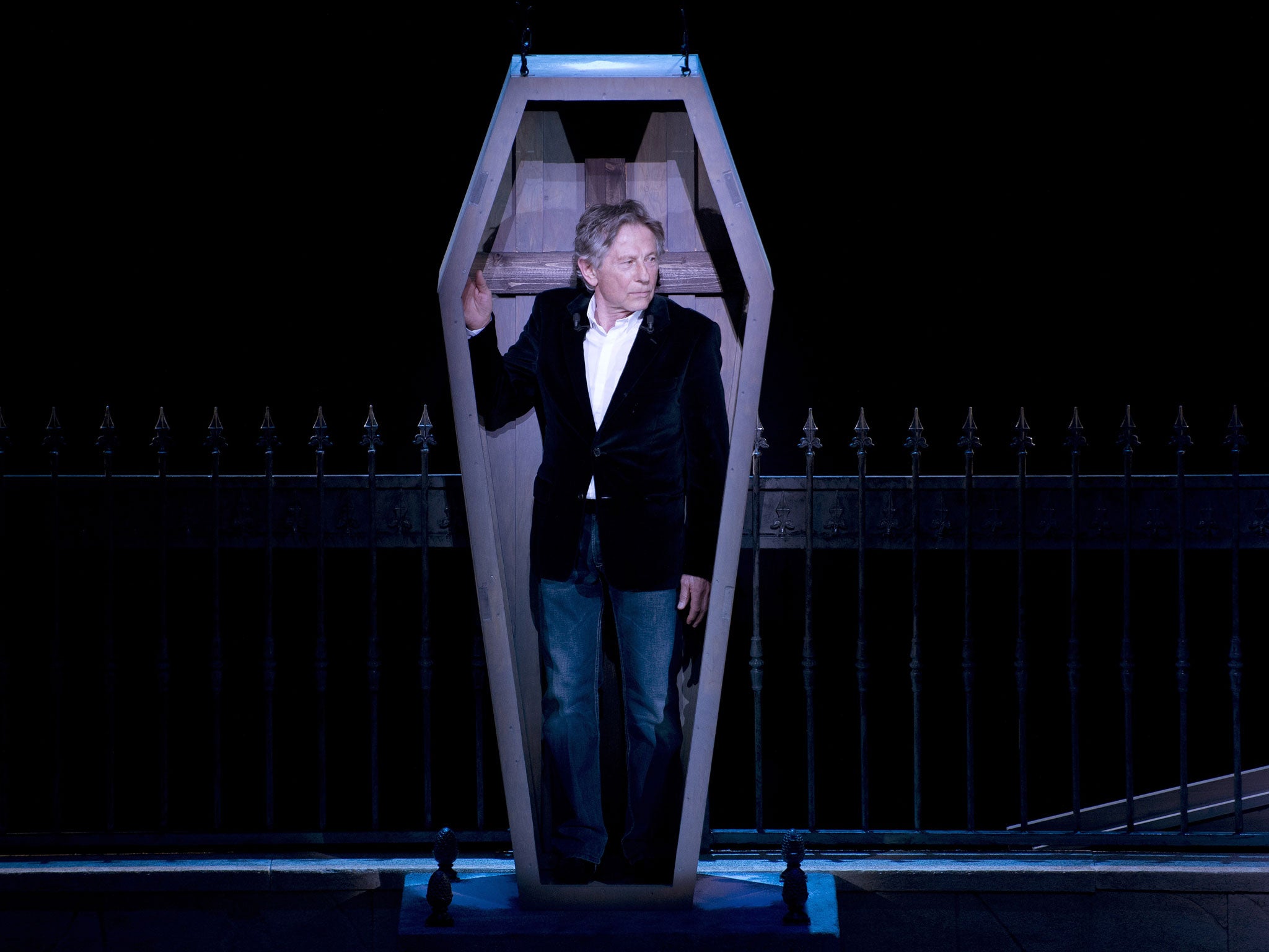 Death and the movie man: Roman Polanski at Paris’s Mogador theatre, where he directed the stage show ‘The Vampires’ Ball’