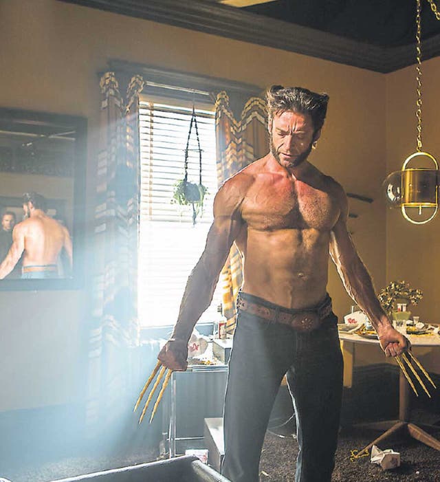 Claw, blimey: Hugh Jackman stars as Wolverine in 'X-Men: Days of Future Past'