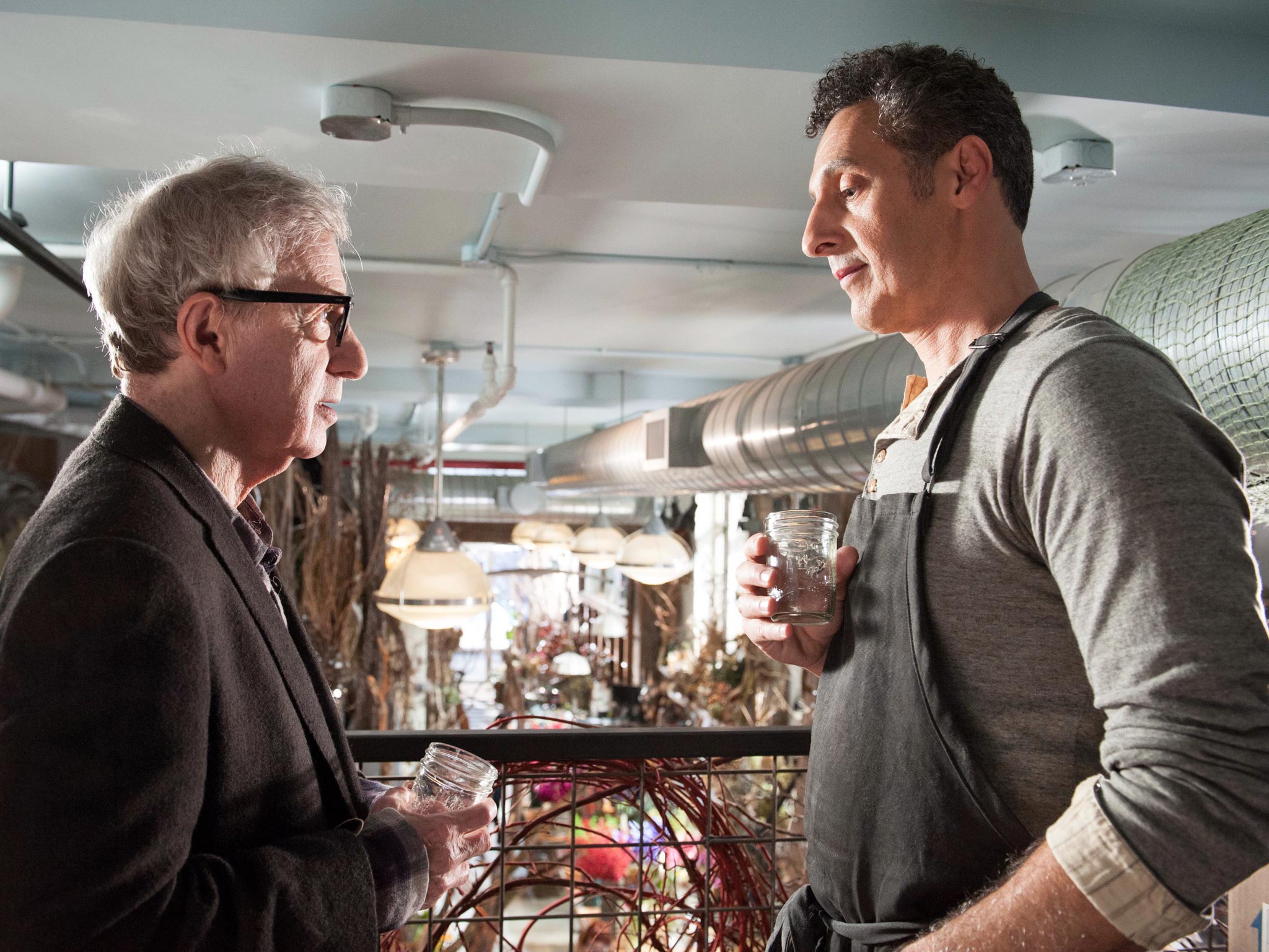 It had to be you: Woody Allen and John Turturro in ‘Fading Gigolo’