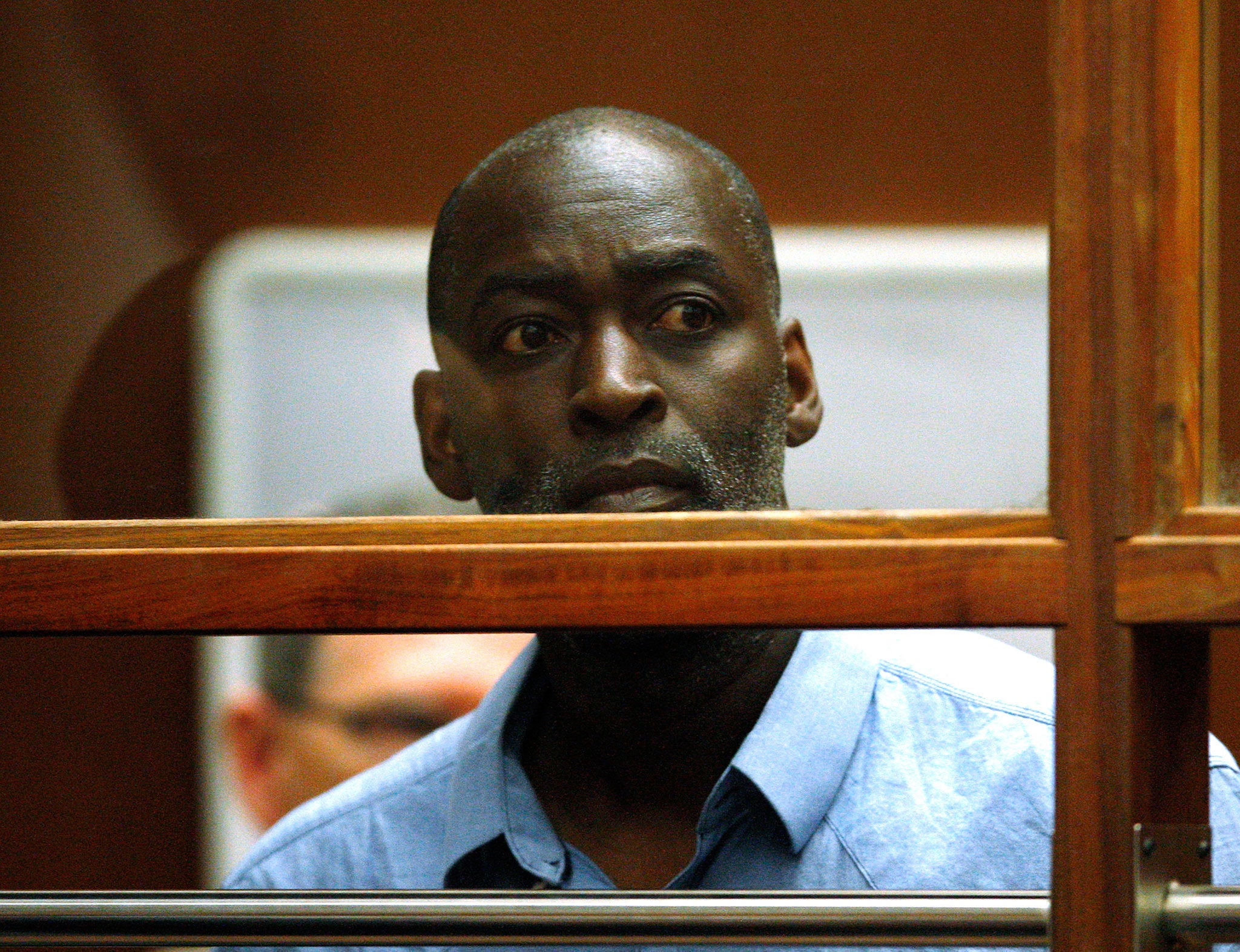 Michael Jace makes his first appearance at Los Angeles County Superior Court on 22 May