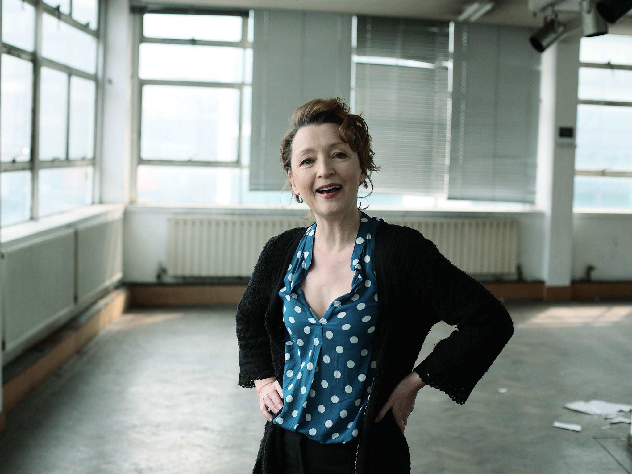 Pixie Dream Girl Lesley Manville ‘had a lovely time’ playing a flying blue pixie in Maleficent, following her award-winning performance in Ibsen’s Ghosts.