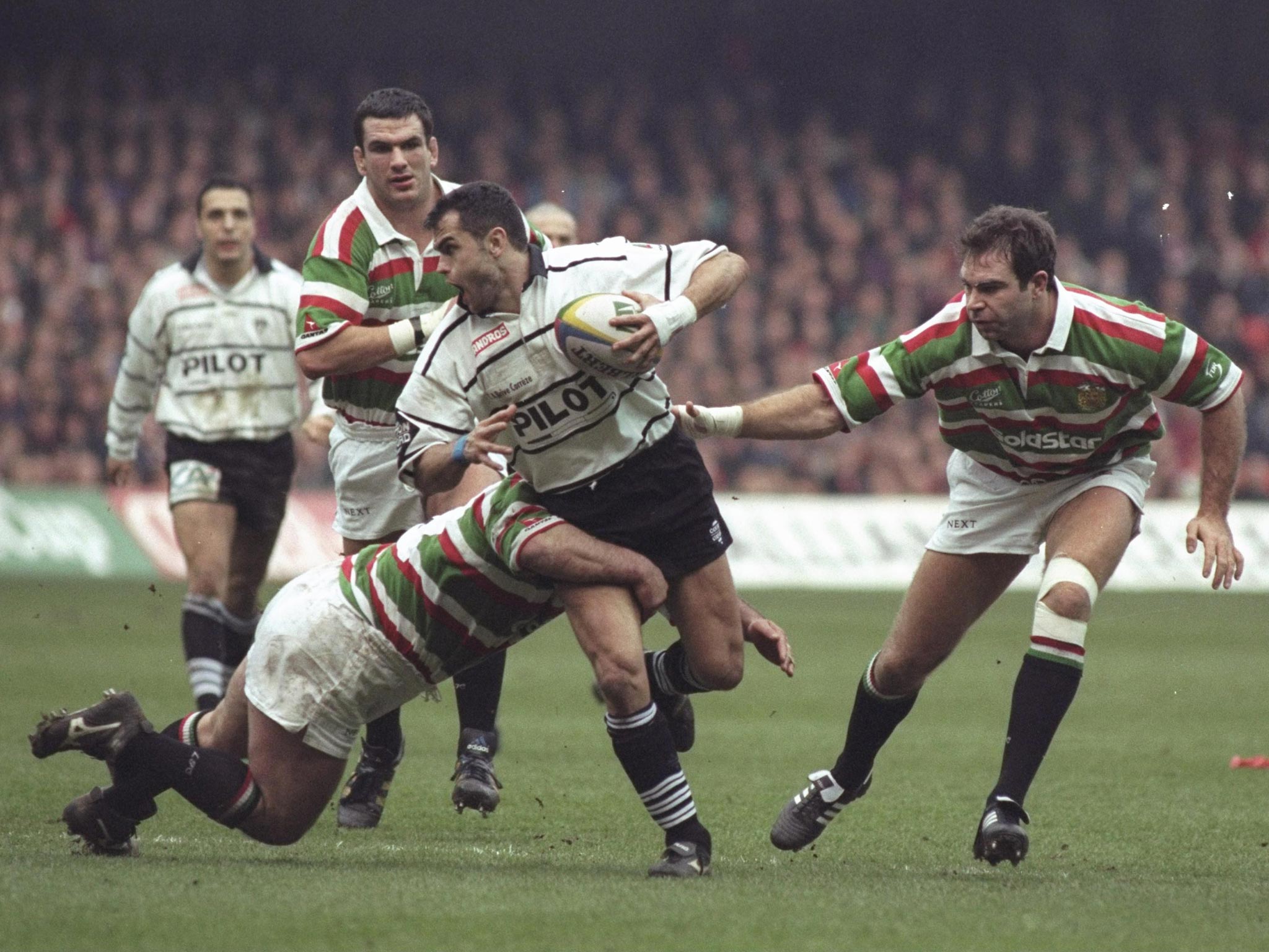 Brive celebrate their shock victory in 1997