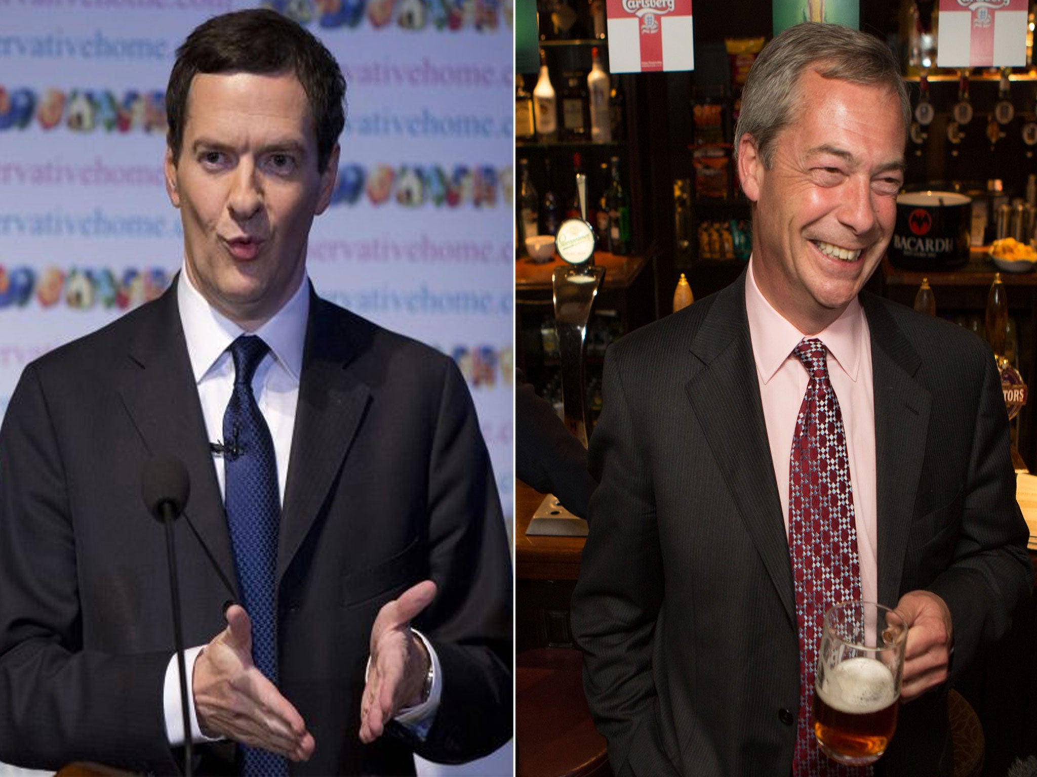 George Osborne has said he respects Nigel Farage and urged the Conservatives to listen to the “anger and anxiety” across the country after the Ukip leader delivered the political earthquake he had promised in the local elections.