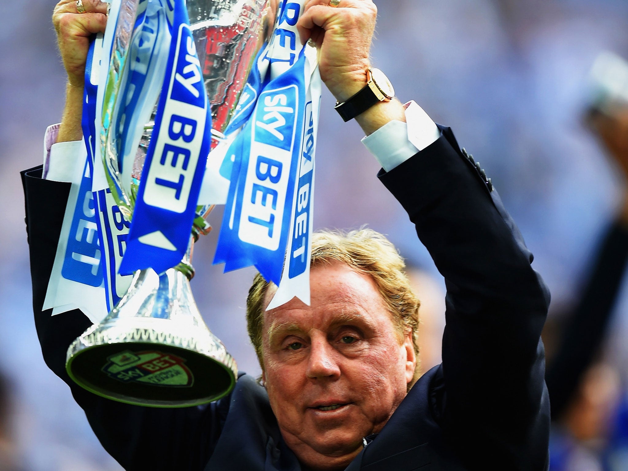 Harry Redknapp and his QPR side are promoted to the Premier League