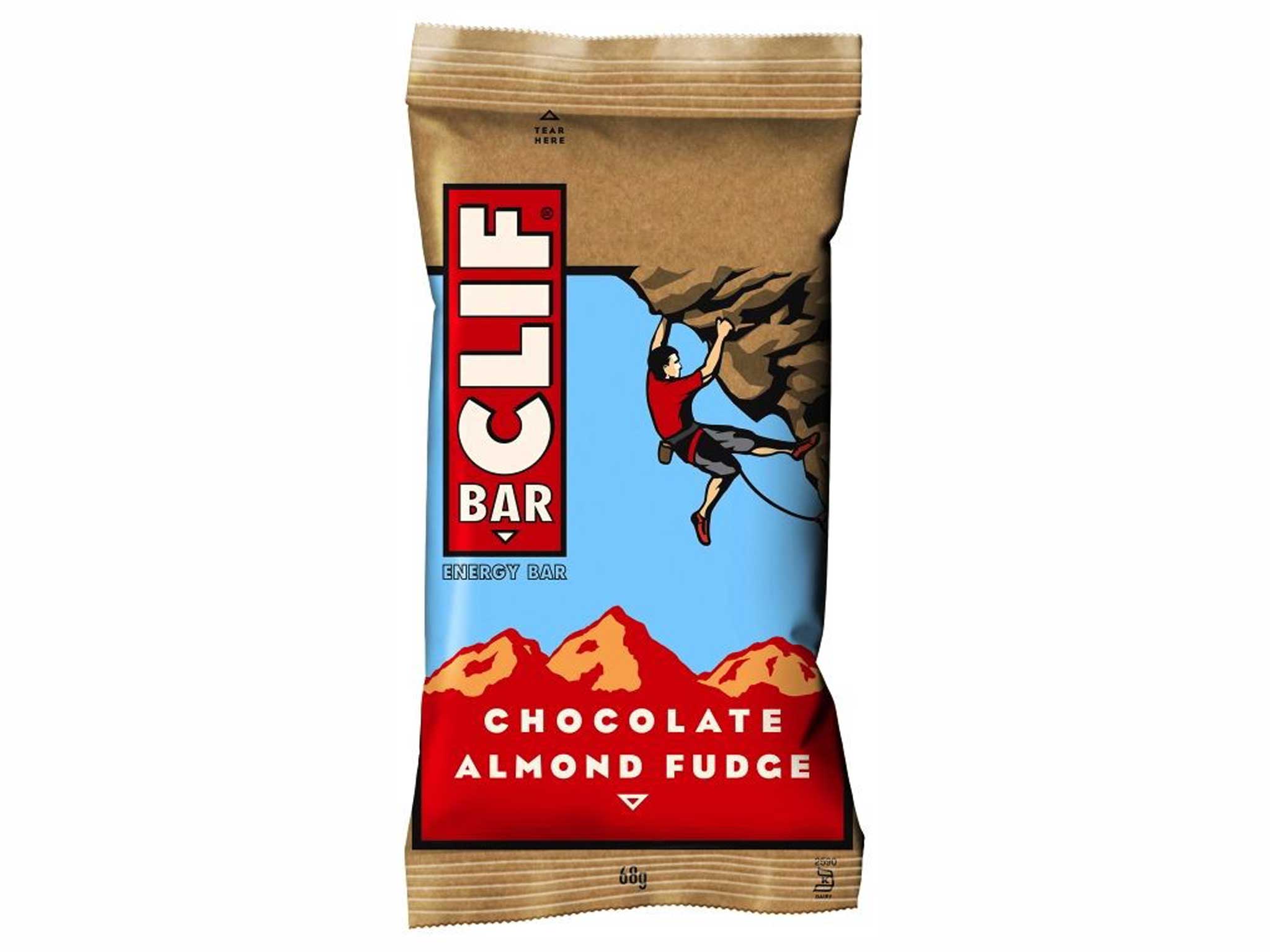 Active types will like this rich, sweet treat made from oats, rice syrup, soybeans and almond purée, among other goodies. It tops up energy levels fast, making it ideal for runners, cyclists or hikers. A delicious chocolaty vegan-alternative to  a brownie. <a href="http://www.thehealthbay.com/clif-bar-68g.html?configurable_option=2205&amp;gclid=CjgKEAjwwPabBRCXo46OtM_RhGMSJACgCeqAasbkzLUSmvTUPxV8UXxXzOvUt7zLbP2ydrdAaB7JGfD_BwE" target="_blank" class="body-gallery" data-vars-item-name="GL-466121-http://www.thehealthbay.com/clif-bar-68g.html?configurable_option=2205&amp;gclid=CjgKEAjwwPabBRCXo46OtM_RhGMSJACgCeqAasbkzLUSmvTUPxV8UXxXzOvUt7zLbP2ydrdAaB7JGfD_BwE" data-vars-event-id="c6">£1.25, thehealthbay.com</a>