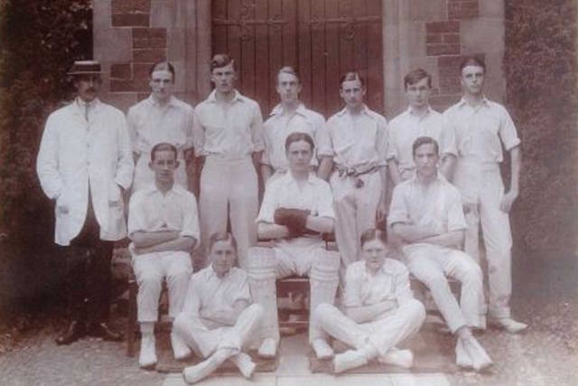 Survivor: Percy Chapman of Oakham (bottom right) went on to captain England