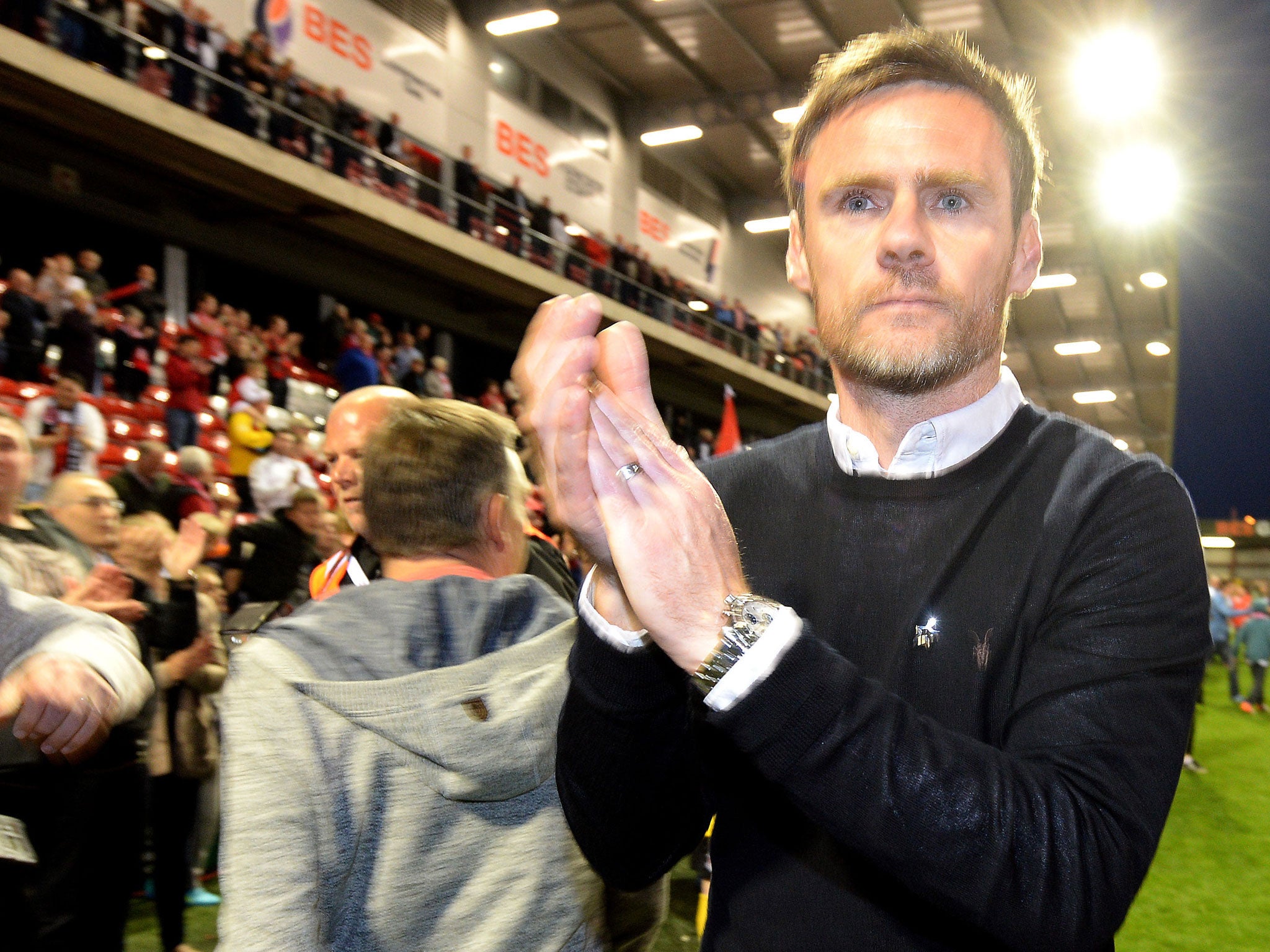 Fleetwood manager Graham Alexander felt play-off joy as a player with Burnley in 2009