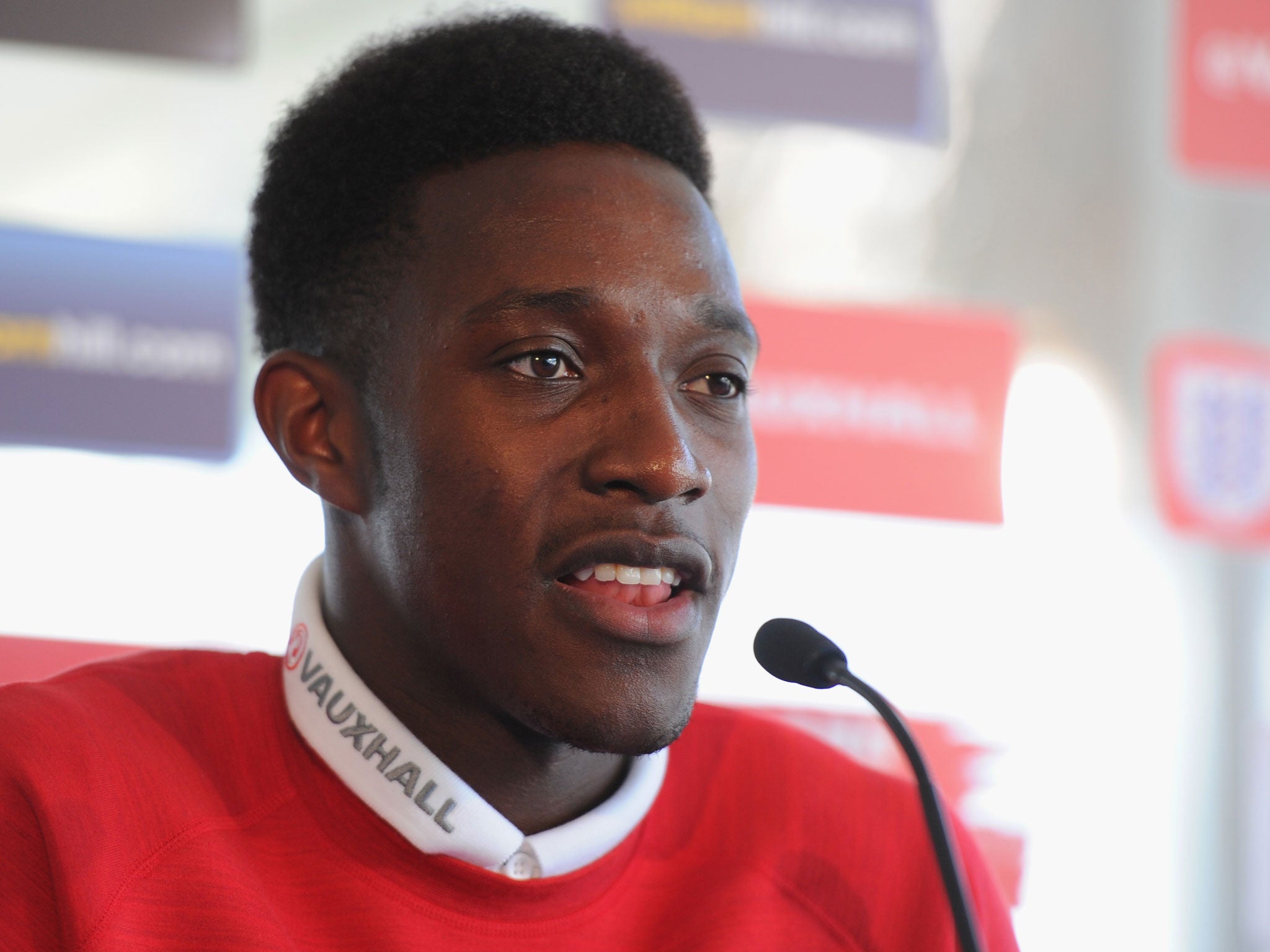 Danny Welbeck says he has been frustrated at having to play on the left