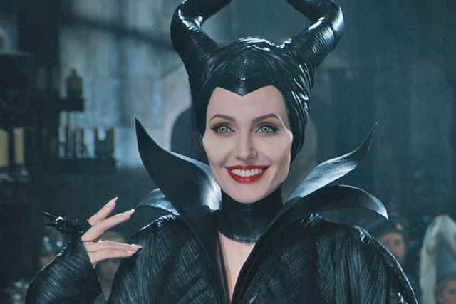 Actress Angelina Jolie as Maleficent