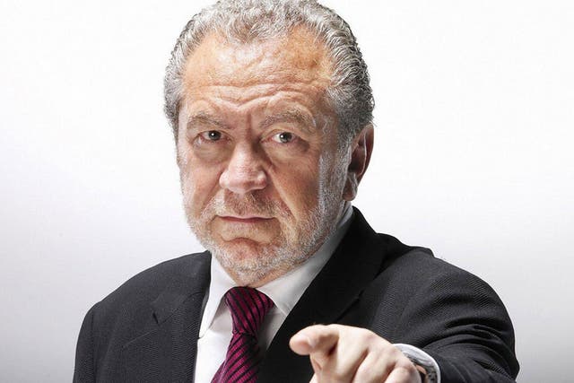 A new series of The Apprentice starts on Wednesday 4 October.