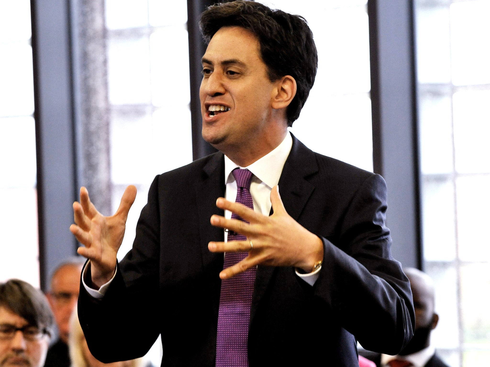 Labour leader Ed Miliband says his party need to talk about immigration 'in a postivie way'