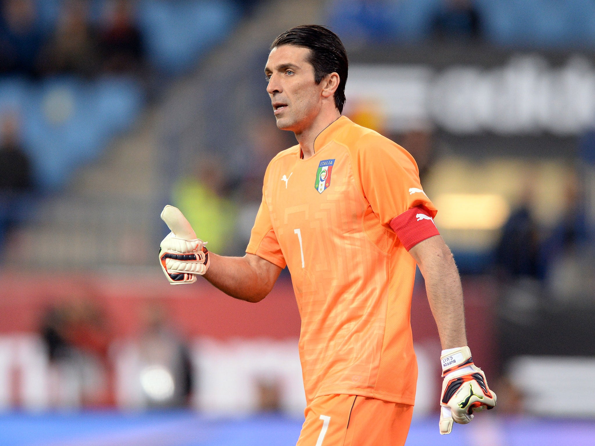 Buffon was ruled out with an ankle injury