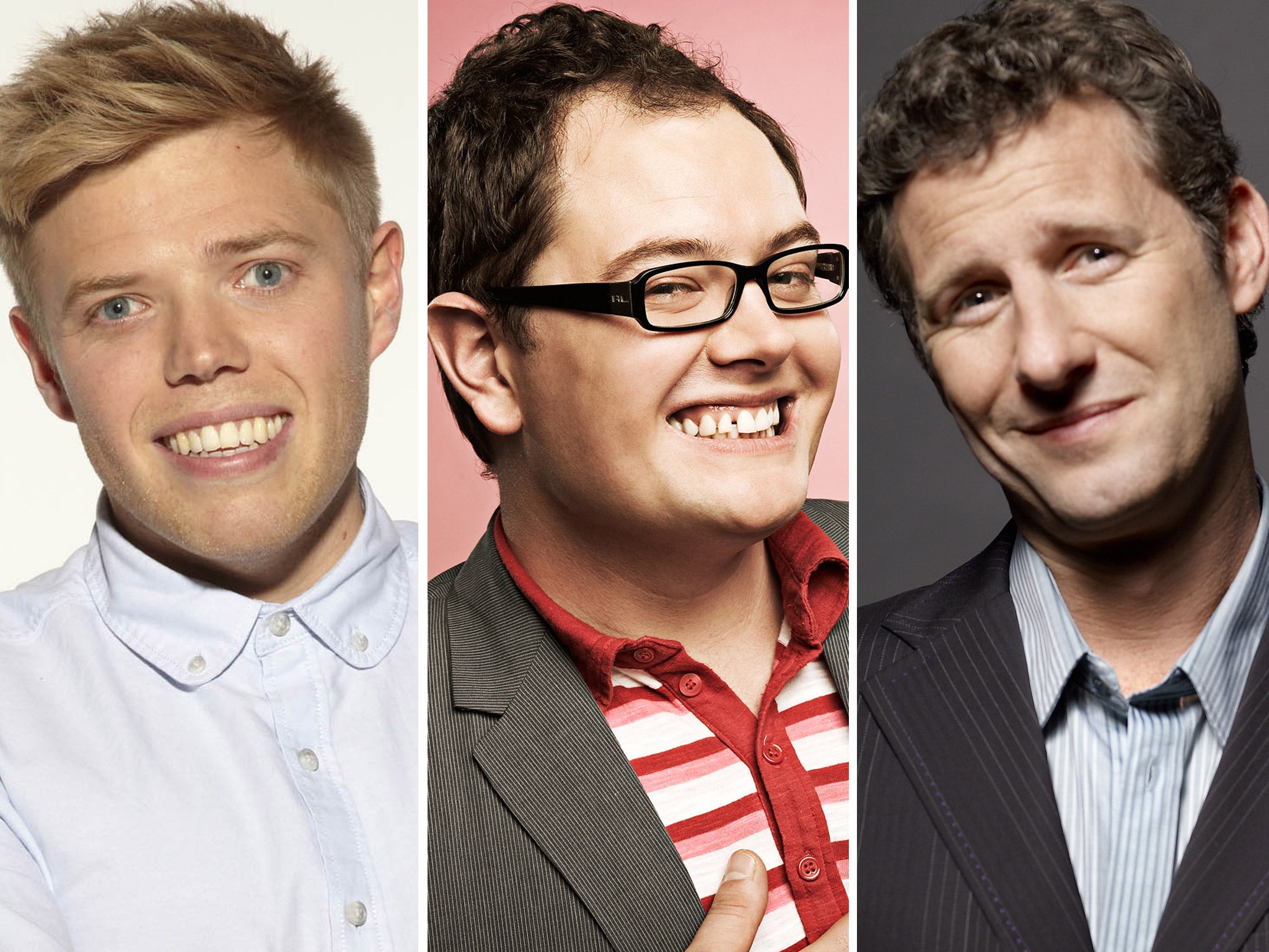 Rob Beckett, Alan Carr and Adam Hills will all be performing at V Festival
