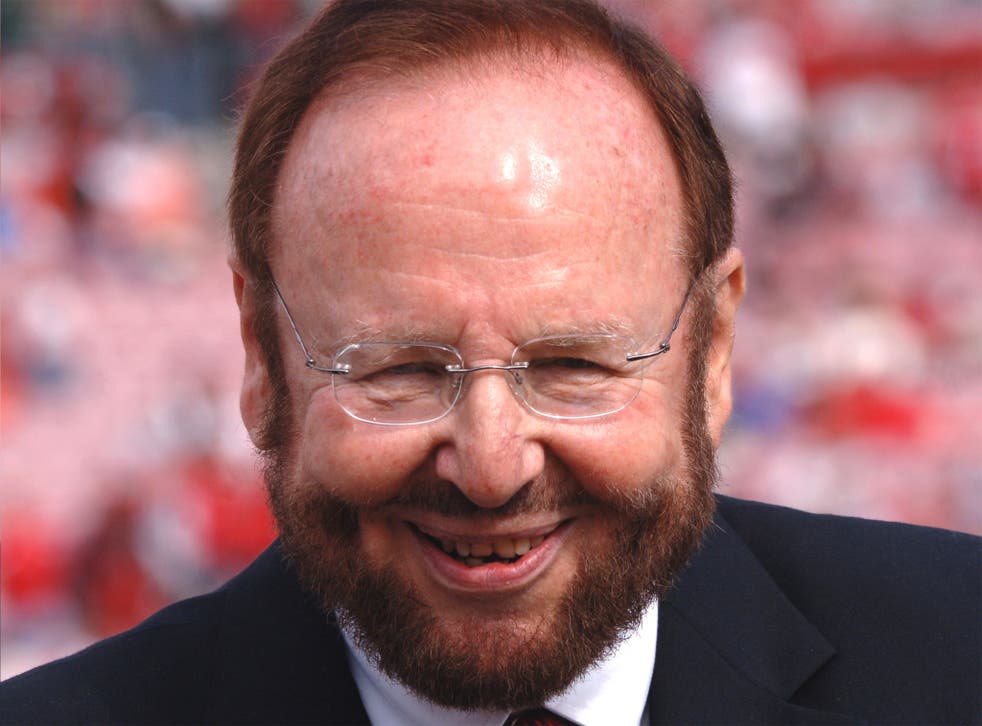 Malcolm Glazer at a Tampa Bay Buccaneers game in 2005