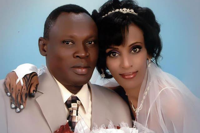 Meriam Ibrahim with her husband Daniel Wani. Miriam has been sentenced to death by a Sudanese court for apostasy 