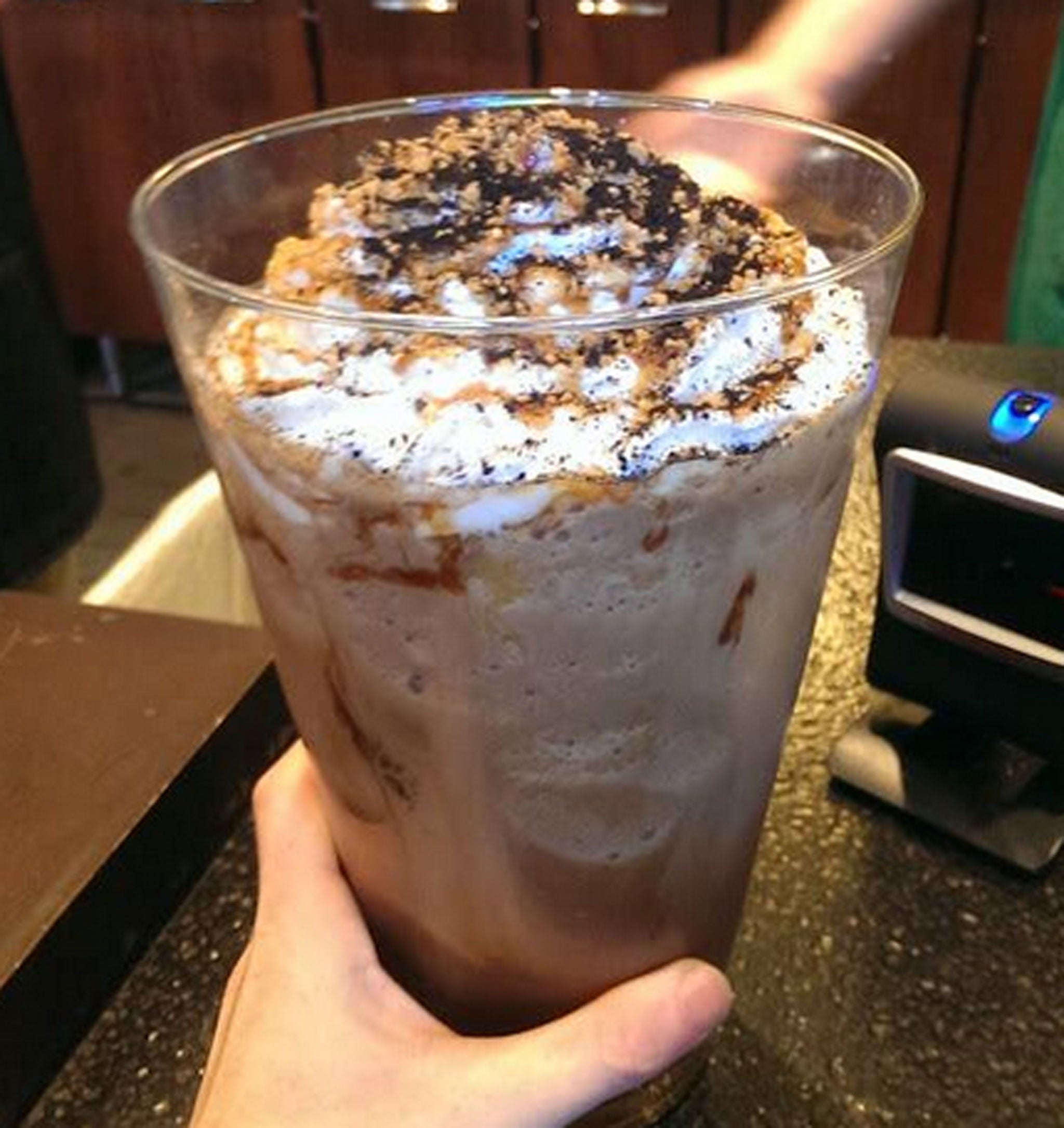 The drink was created at a Starbucks branch in Dallas, Texas