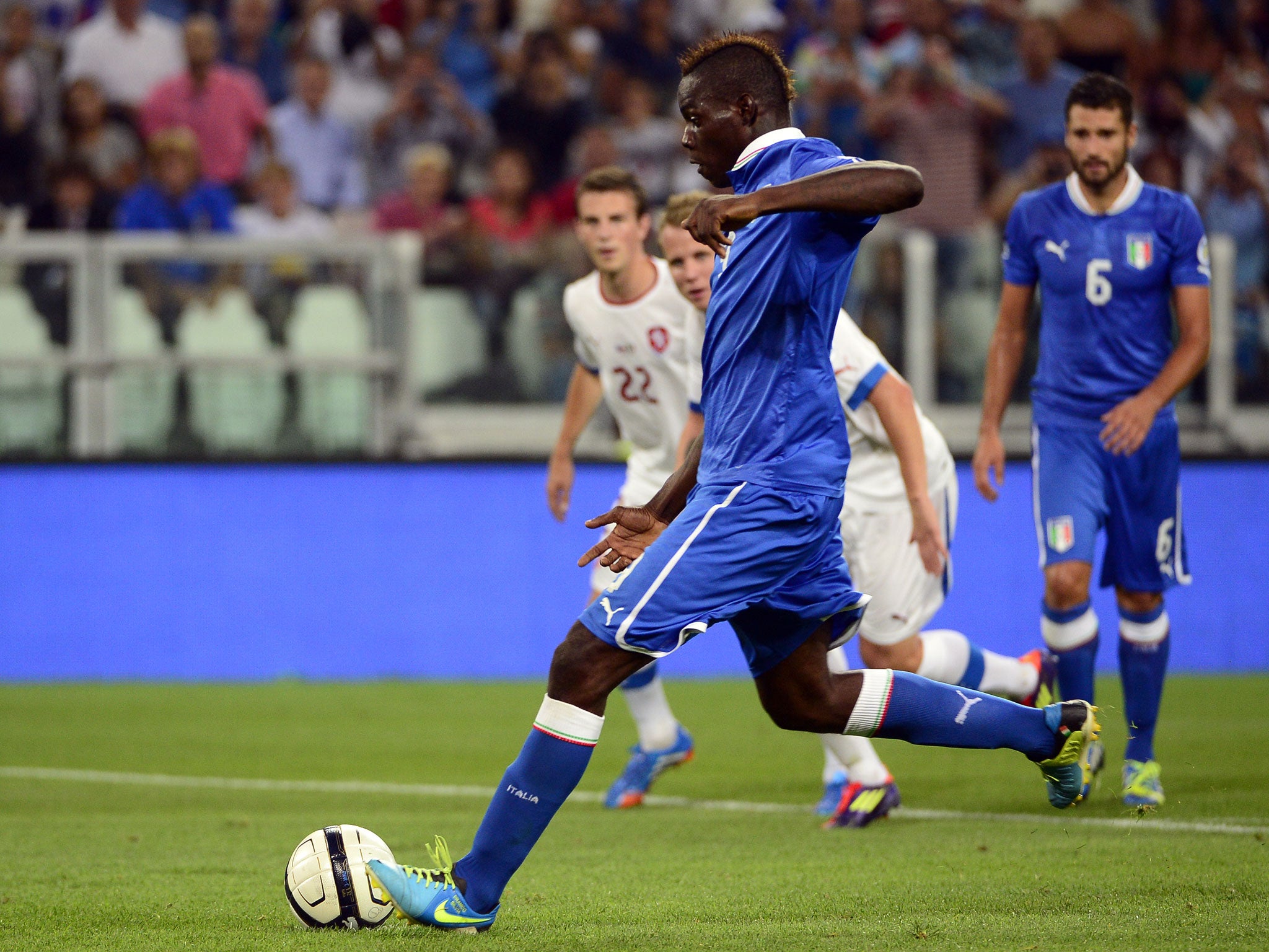 England fans will be keeping a close eye on the progress of Mario Balotelli and Italy