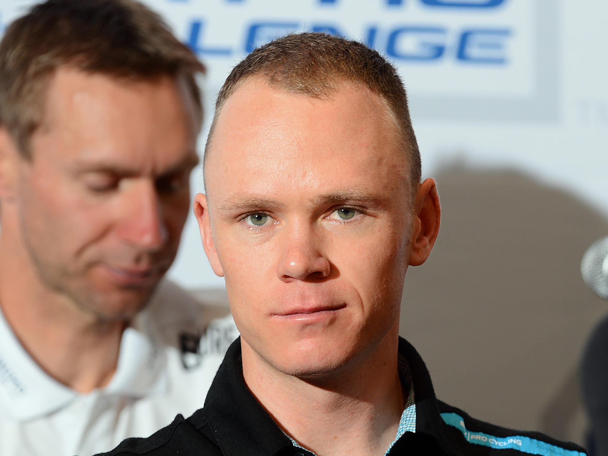 Tour winner Chris Froome said three top hopes for this year’s race have not been tested at a training camp