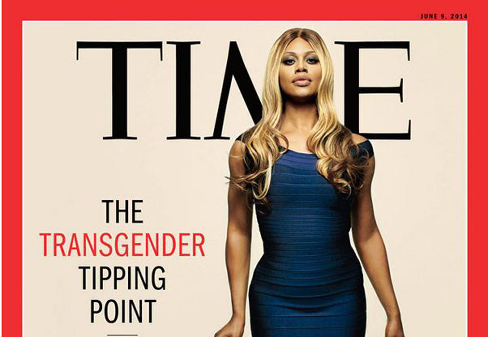 Laverne Cox was the first trans person to cover Time