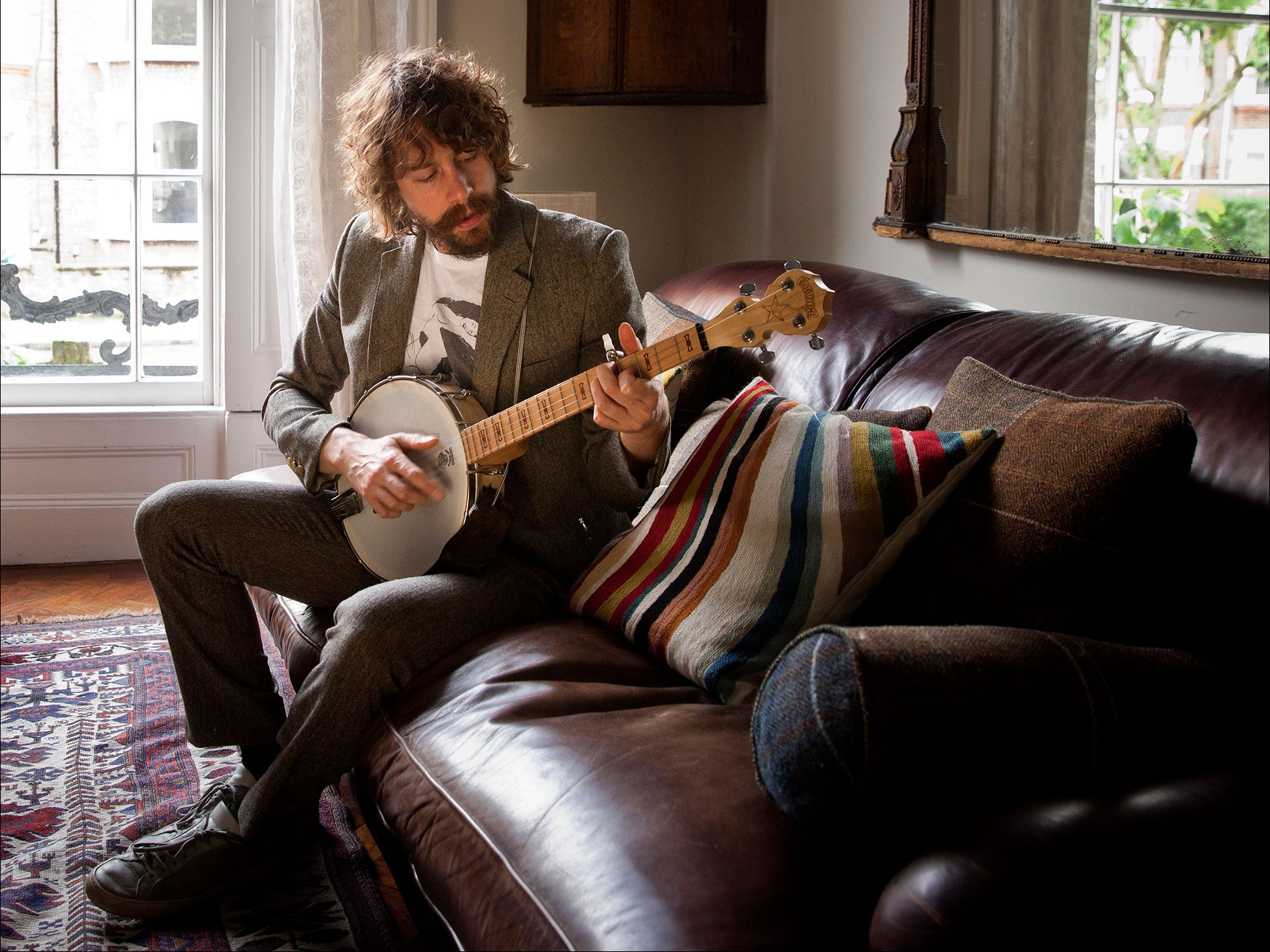 Johnny Borrell, frontman of the band Razorlight and now a solo artist