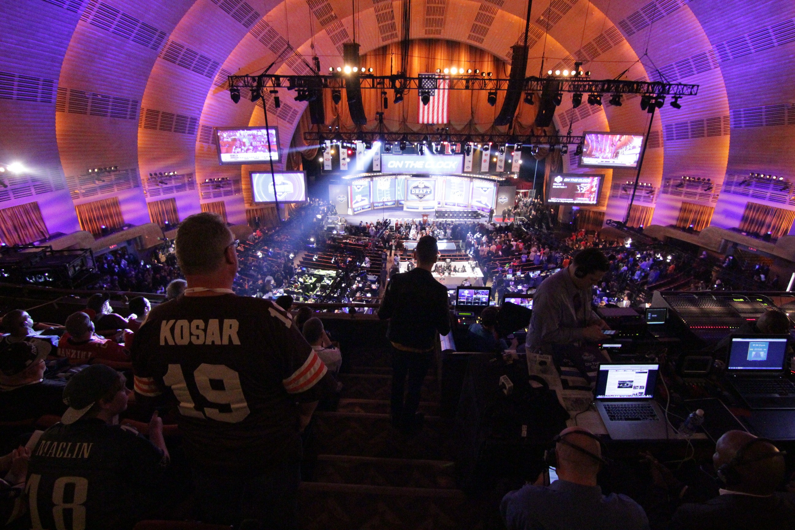 Thousands flocked to Radio City Music Hall for the Draft