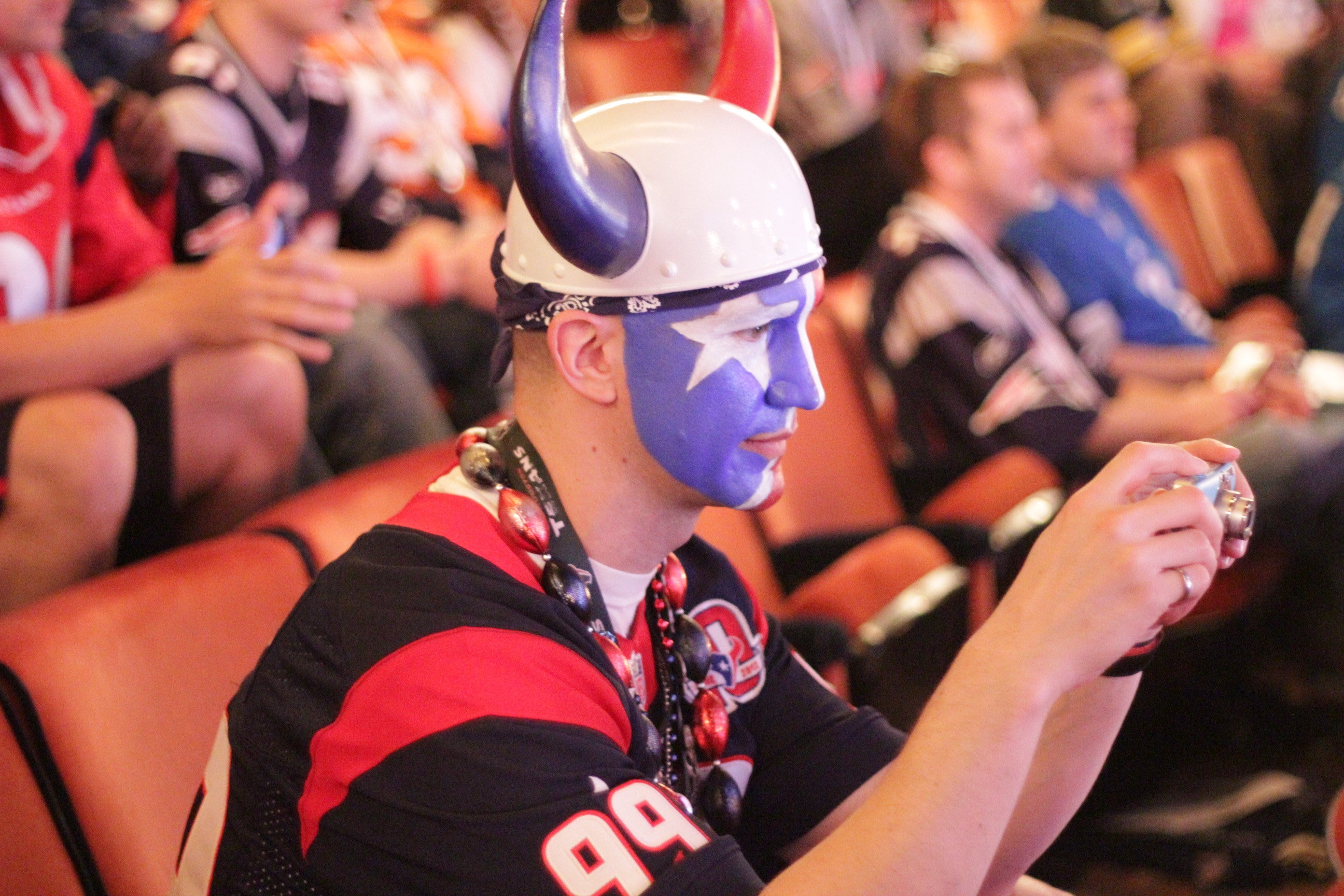 Texans fans were out in force (All pictures: Grant Sheridan)