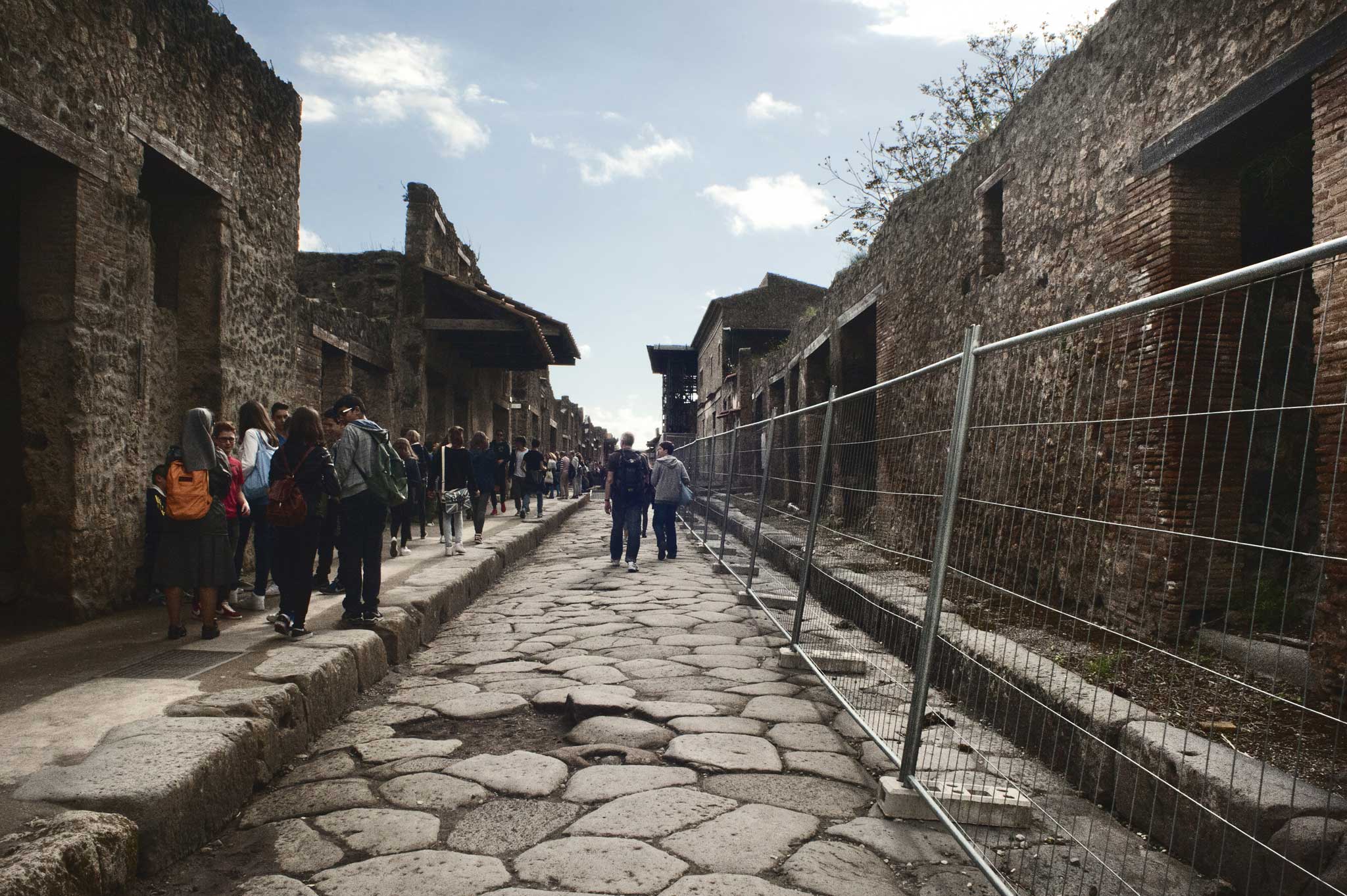 Pompeii suffers from the fact that visitors can walk all over its historic sites (Michela Palermo)