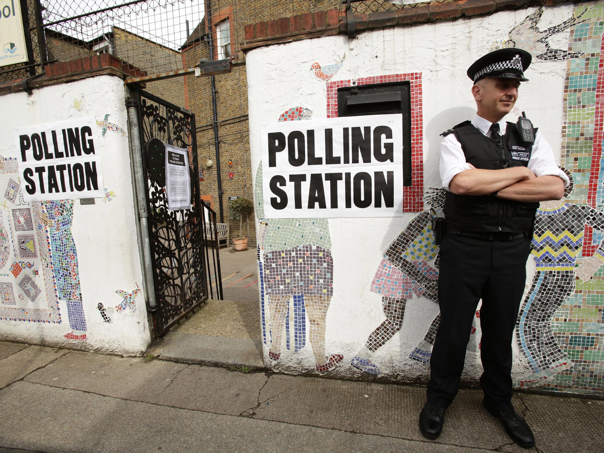 Police crack down on voter intimidation in Tower Hamlets, on polling day last week